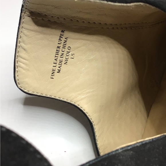 Adrienne Vittadini Nicolo Black Suede 4" D'Orsay Dress Heels - 7.5M - Picture 12 of 12